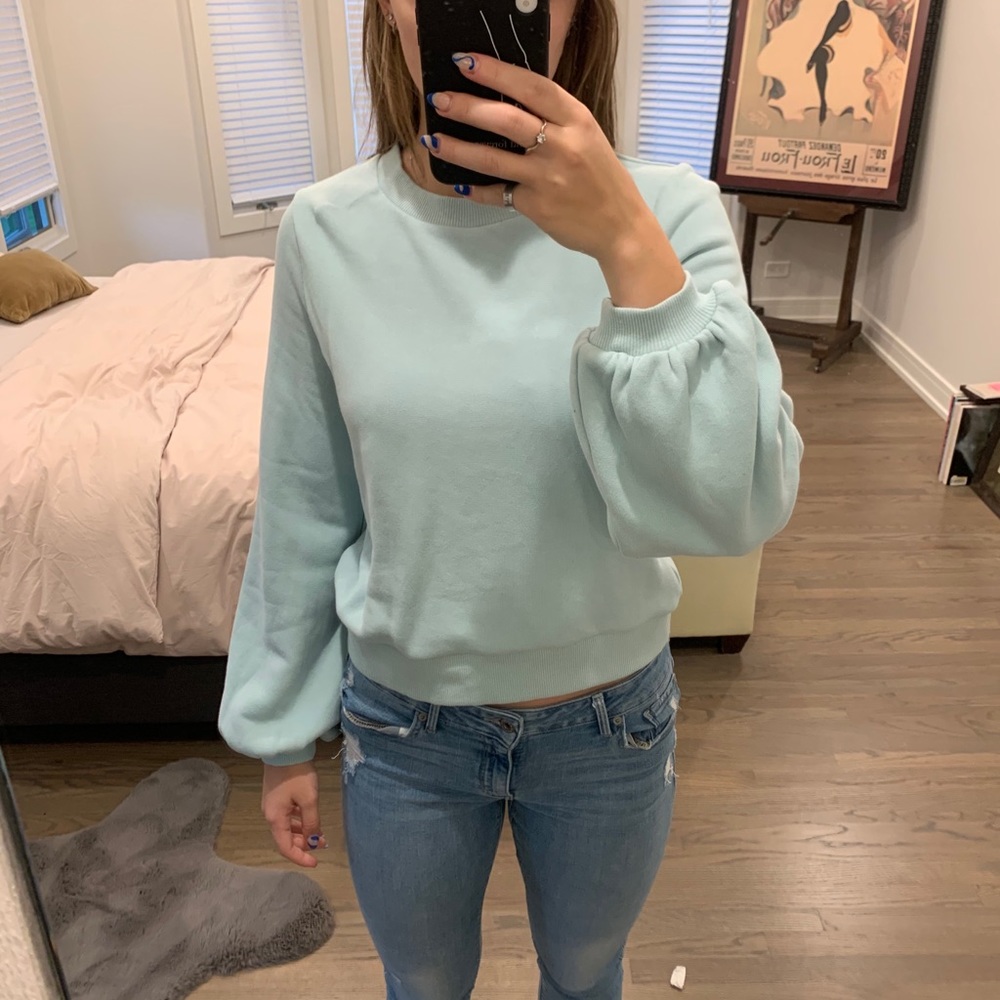 Baby blue sweater